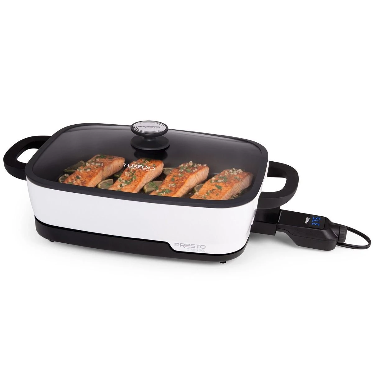 Presto® 16" Precise Tuxedo Digital Precision Skillet Multi Cooker 4 Presto® 16" Precise Tuxedo Digital Precision Skillet Multi Cooker - Image 2