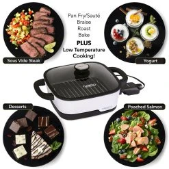 Presto® 12" Precise Tuxedo Digital Precision Skillet Multi Cooker -Cuisinart Shop 07118 av3