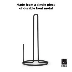 Umbra Squire Vertical Paper Towel Holder | Black -Cuisinart Shop 1004313 040 squire blk co01