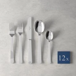 Villeroy & Boch 60-Piece Stainless Steel Flatware Set | Celeste -Cuisinart Shop 1264289097 on fs m b