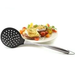 Norpro Stainless Steel And Silicone | Skimmer -Cuisinart Shop 1333 withpoachedeggsw