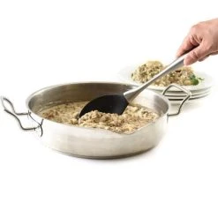 Norpro Stainless Steel And Silicone | Solid Spoon 10 Norpro Stainless Steel And Silicone | Solid Spoon -Cuisinart Shop 1335 scoopsausagegravyw