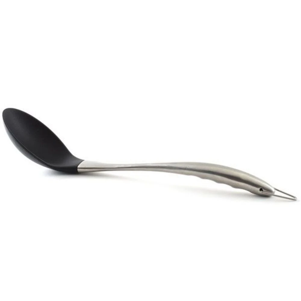 Norpro Stainless Steel And Silicone | Solid Spoon 4 Norpro Stainless Steel And Silicone | Solid Spoon - Image 2