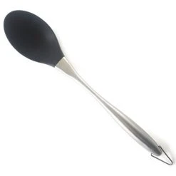 Norpro Stainless Steel And Silicone | Solid Spoon