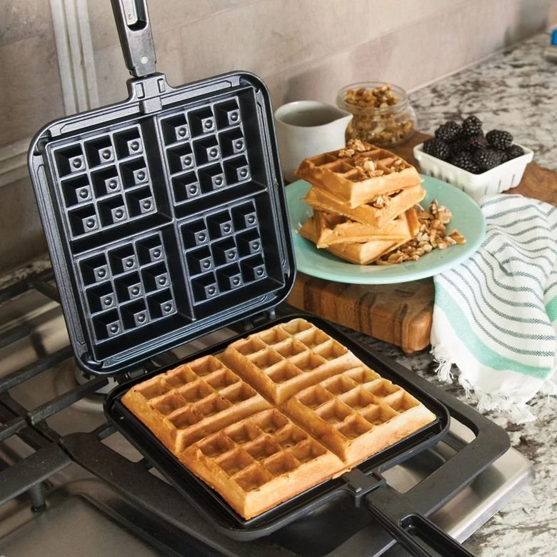 Nordic Ware Original Stovetop Belgian Waffler 4 Nordic Ware Original Stovetop Belgian Waffler - Image 2