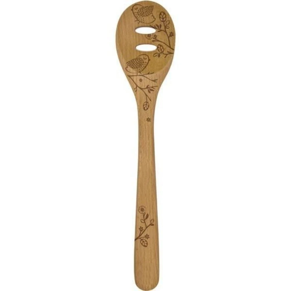 Talisman Designs 12" Beechwood Slotted Spoon | Woodland Collection 3 Talisman Designs 12" Beechwood Slotted Spoon | Woodland Collection