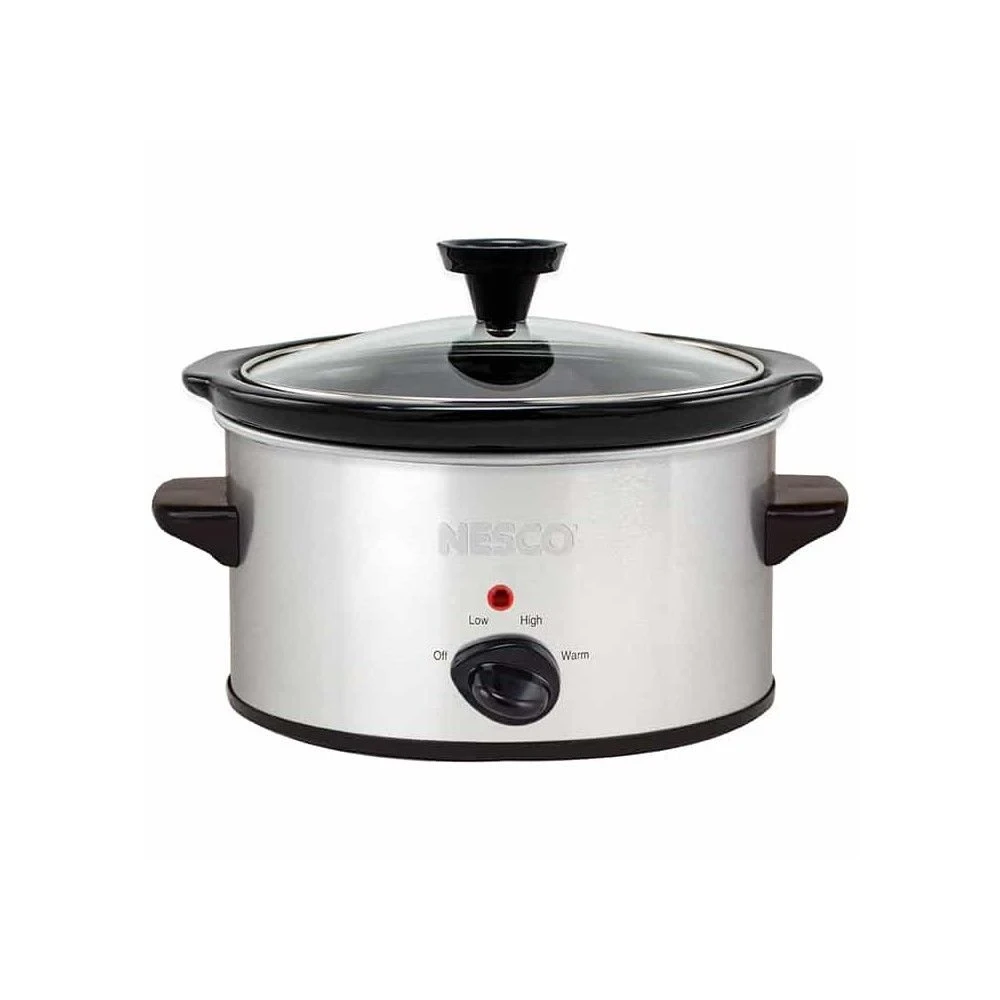 Nesco / American Harvest Nesco 1.5-Quart Oval Slow Cooker | Stainless Steel 3 Nesco / American Harvest Nesco 1.5-Quart Oval Slow Cooker | Stainless Steel