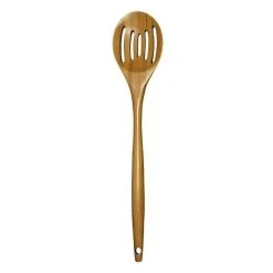 Totally Bamboo All-Natural Bamboo 14” Wooden Slotted Spoon