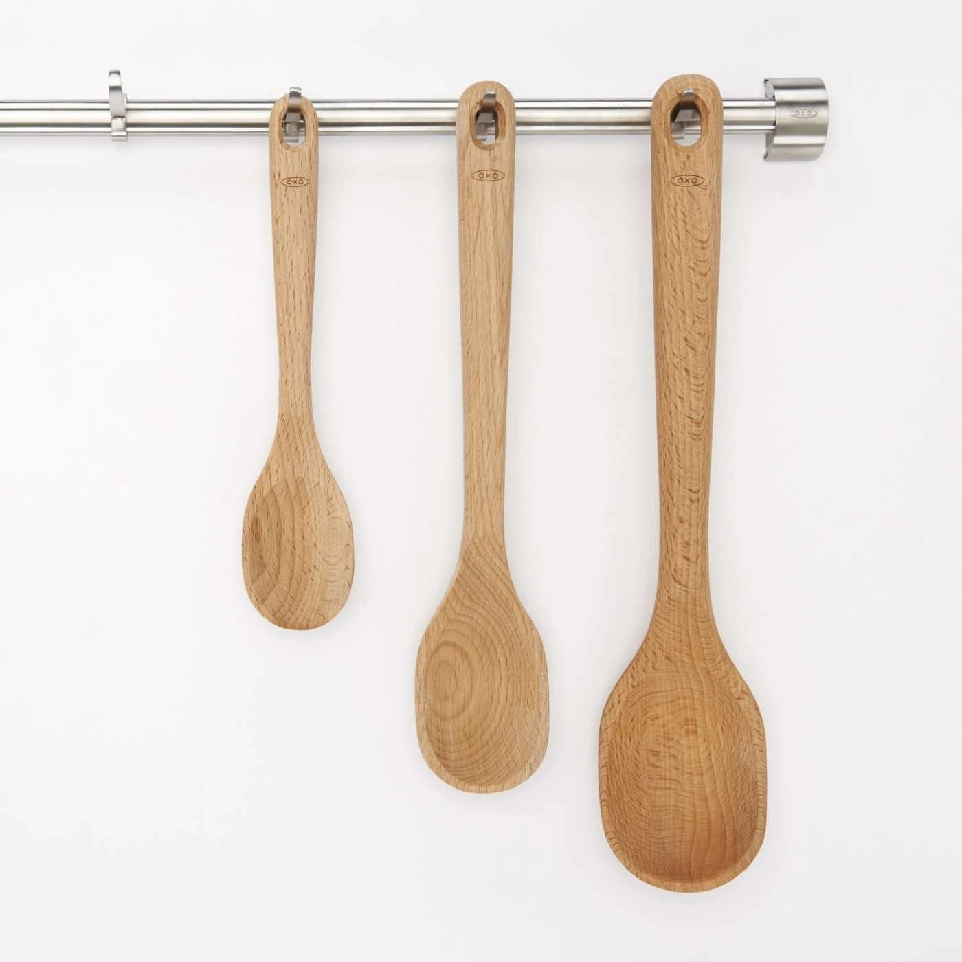OXO 3-Piece Wooden Spoon Set 4 OXO 3-Piece Wooden Spoon Set - Image 2