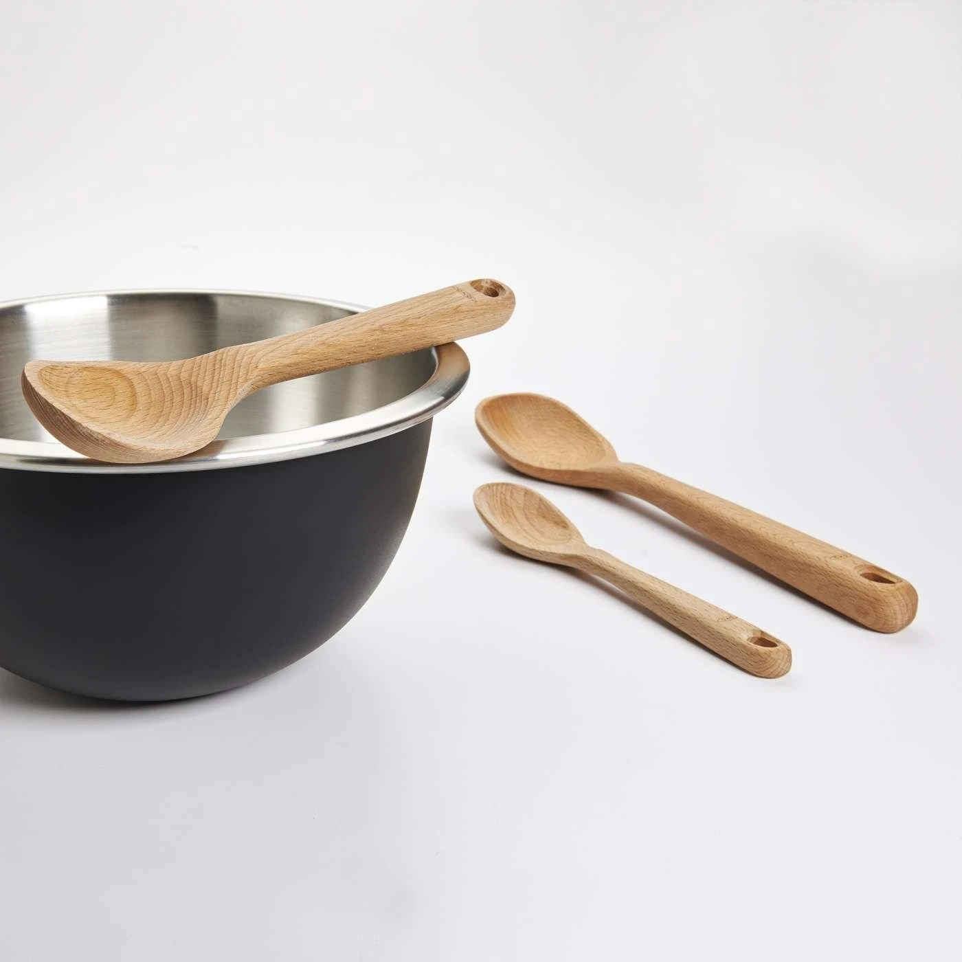 OXO 3-Piece Wooden Spoon Set 5 OXO 3-Piece Wooden Spoon Set - Image 3