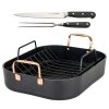 Viking 16" Roasting Pan | Black & Copper -Cuisinart Shop 40051 9902chc 2400x2400