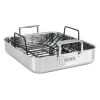 Viking 3-Ply Roasting Pan With Nonstick Rack (16" X 13") -Cuisinart Shop 4013 5016 viking 3 ply 16 inch roasting pan with rack
