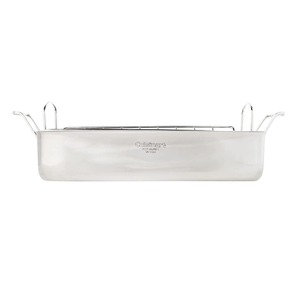 Cuisinart Chef's Classic Stainless Steel 16" Rectangular Roaster With Rack 4 Cuisinart Chef's Classic Stainless Steel 16" Rectangular Roaster With Rack - Image 2