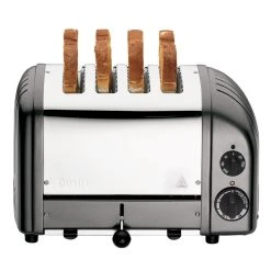 Dualit NewGen Classic 4-Slice Toaster | Charcoal -Cuisinart Shop 4char2