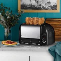 Dualit NewGen Classic 4-Slice Toaster | Matte Black -Cuisinart Shop 4matte4