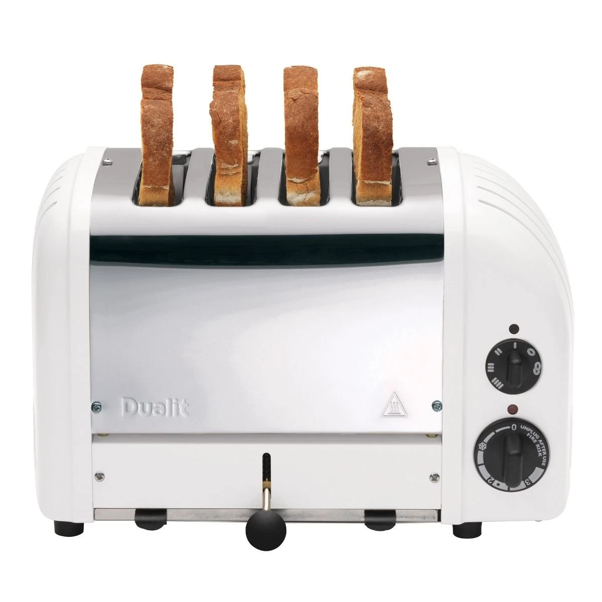 Dualit NewGen Classic 4-Slice Toaster | White 4 Dualit NewGen Classic 4-Slice Toaster | White - Image 2