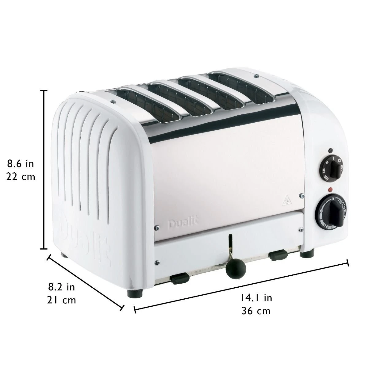 Dualit NewGen Classic 4-Slice Toaster | White 5 Dualit NewGen Classic 4-Slice Toaster | White - Image 3