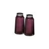 Mosser Glass Panel Salt And Pepper Shakers | Amethyst