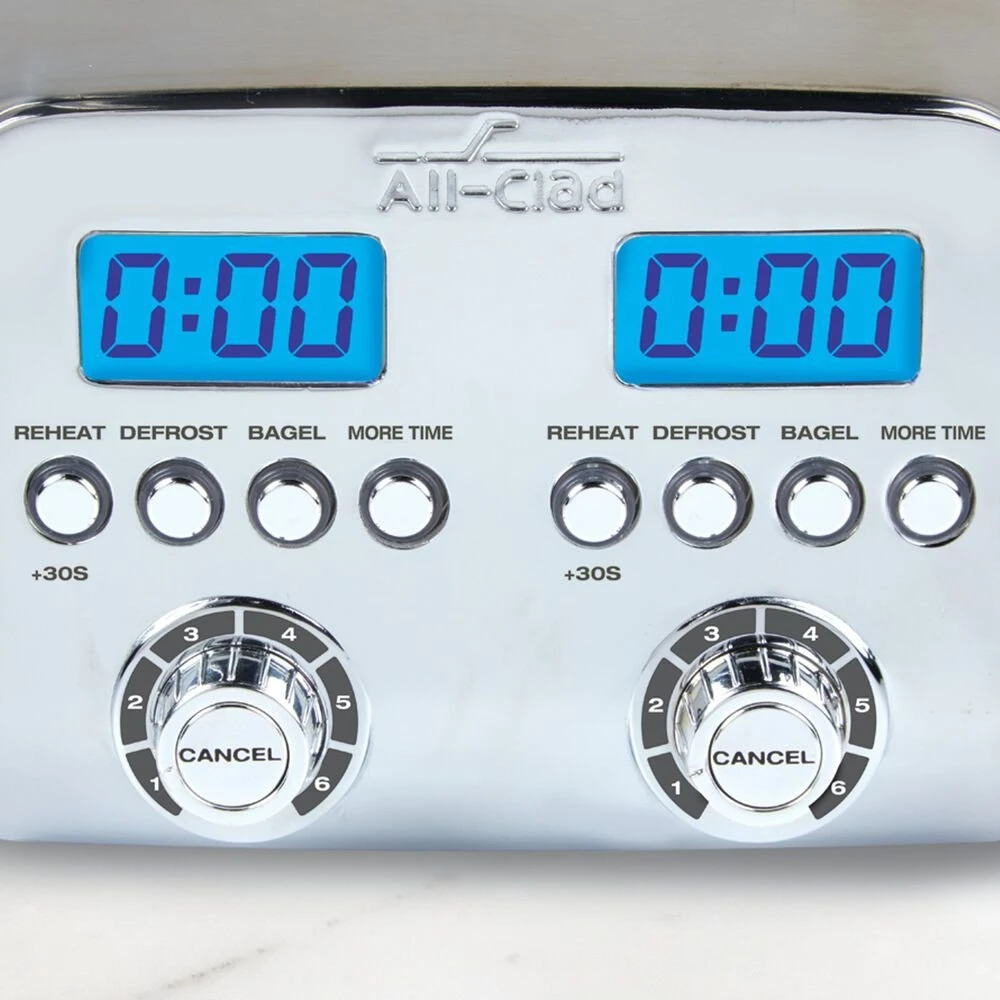 All-Clad Digital Stainless Steel Toaster | 4-Slice 4 All-Clad Digital Stainless Steel Toaster | 4-Slice - Image 2