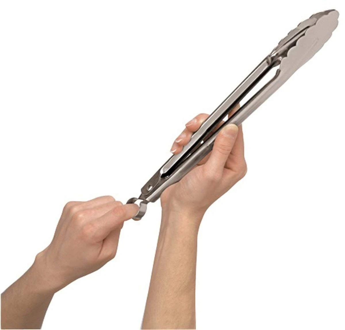 Cuisipro Steel Locking Tongs | 16" 4 Cuisipro Steel Locking Tongs | 16" - Image 2