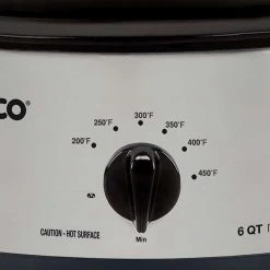 Nesco / American Harvest Nesco 6-Quart Roaster | Stainless Steel 8 Nesco / American Harvest Nesco 6-Quart Roaster | Stainless Steel -Cuisinart Shop 6 quart stainless roaster control dial 2