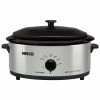 Nesco / American Harvest Nesco 6-Quart Roaster | Stainless Steel -Cuisinart Shop 6 quart stainless roaster main 1