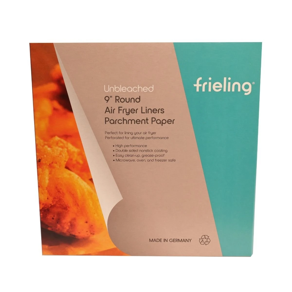 Frieling 9" Round Air Fryer Liners | 50 Count 3 Frieling 9" Round Air Fryer Liners | 50 Count