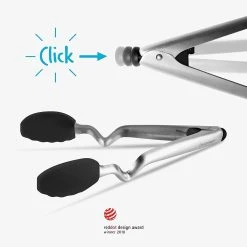 Dreamfarm 9" Clongs Silicone Tongs | Black 12 Dreamfarm 9" Clongs Silicone Tongs | Black -Cuisinart Shop 6195gar6fdl. ac sl1500 1