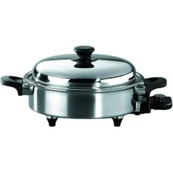 Hammer Stahl Cutlery 11" Oil Core Electric Skillet