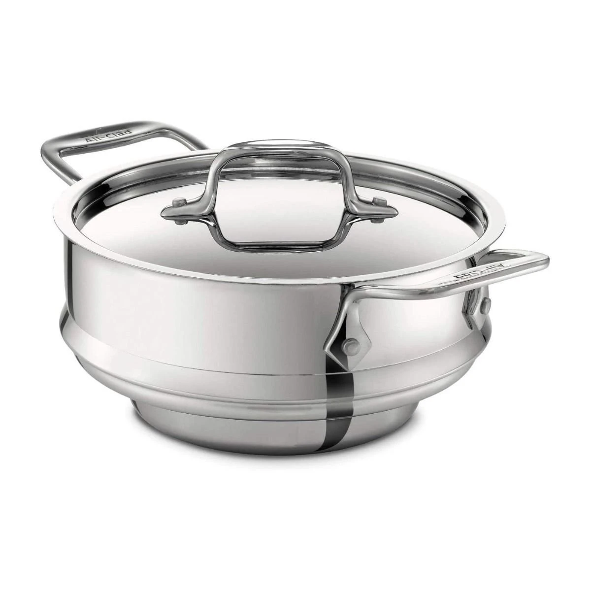 All-Clad Stainless Steel All-Purpose Food Steamer & Lid | 3 Qt. 3 All-Clad Stainless Steel All-Purpose Food Steamer & Lid | 3 Qt.
