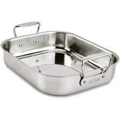 All-Clad Stainless Steel Roaster With Rack | Small - 14" X 11" 8 All-Clad Stainless Steel Roaster With Rack | Small - 14" X 11" -Cuisinart Shop 61mfiv2ddgl. ac sl1500 1