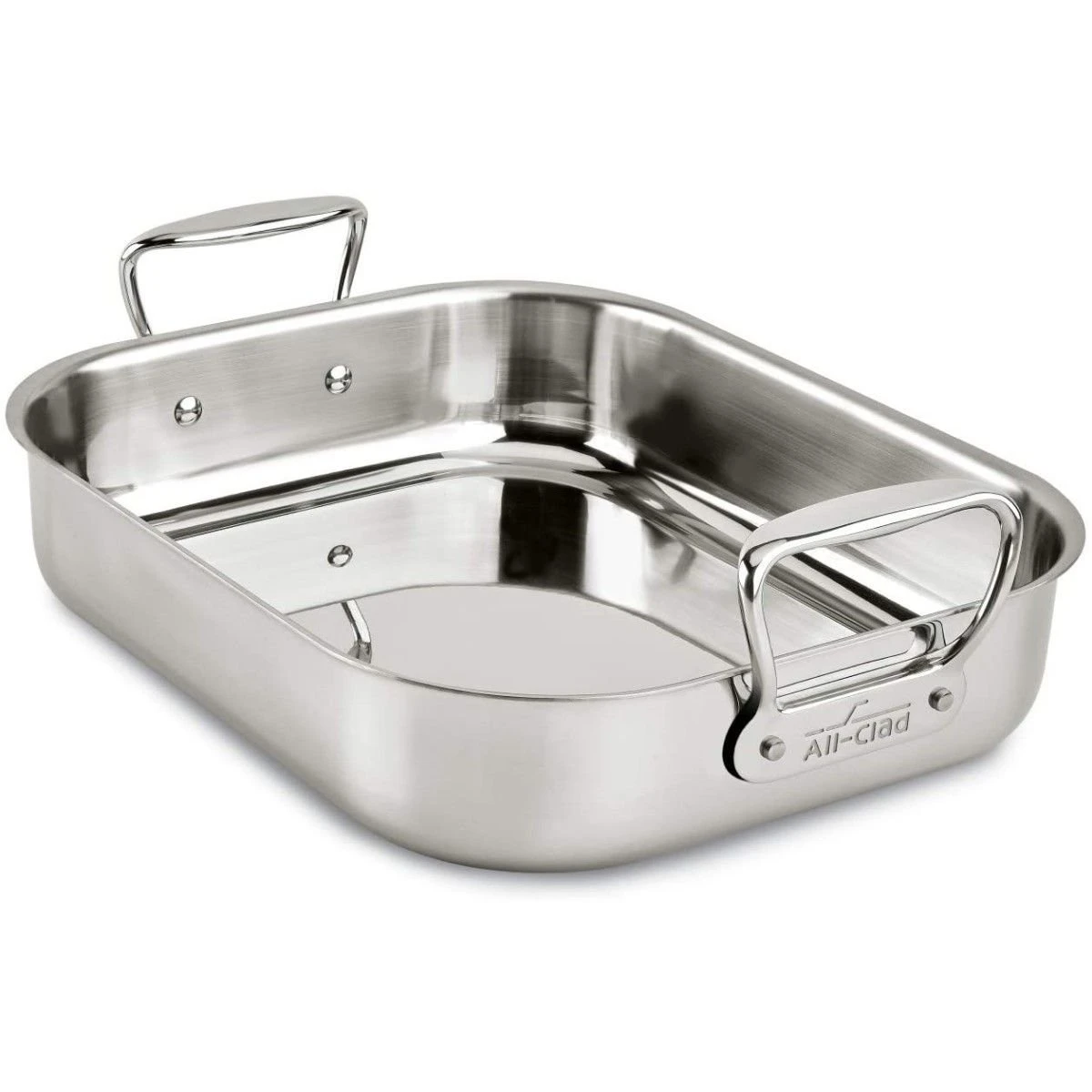 All-Clad Stainless Steel Roaster With Rack | Small - 14" X 11" 5 All-Clad Stainless Steel Roaster With Rack | Small - 14" X 11" - Image 3