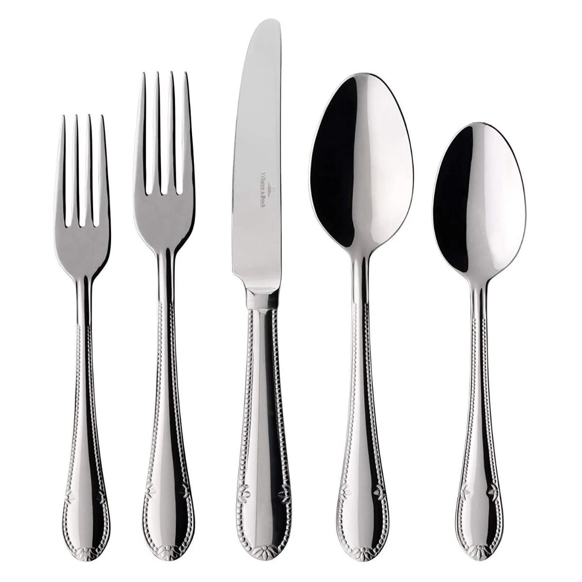 Villeroy & Boch 20-Piece Stainless Steel Flatware Set | Mademoiselle 3 Villeroy & Boch 20-Piece Stainless Steel Flatware Set | Mademoiselle