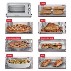 Cuisinart Convection Toaster Oven Broiler | Stainless Steel -Cuisinart Shop 61rc3 zrgl. ac sl1024