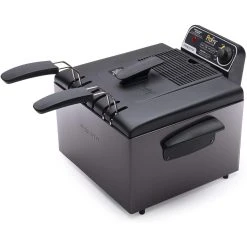 Presto® 5 Qt. Stainless Steel Dual Basket ProFry® Immersion Element Deep Fryer | Black 8 Presto® 5 Qt. Stainless Steel Dual Basket ProFry® Immersion Element Deep Fryer | Black -Cuisinart Shop 61shwgvwkcl. ac sl1500