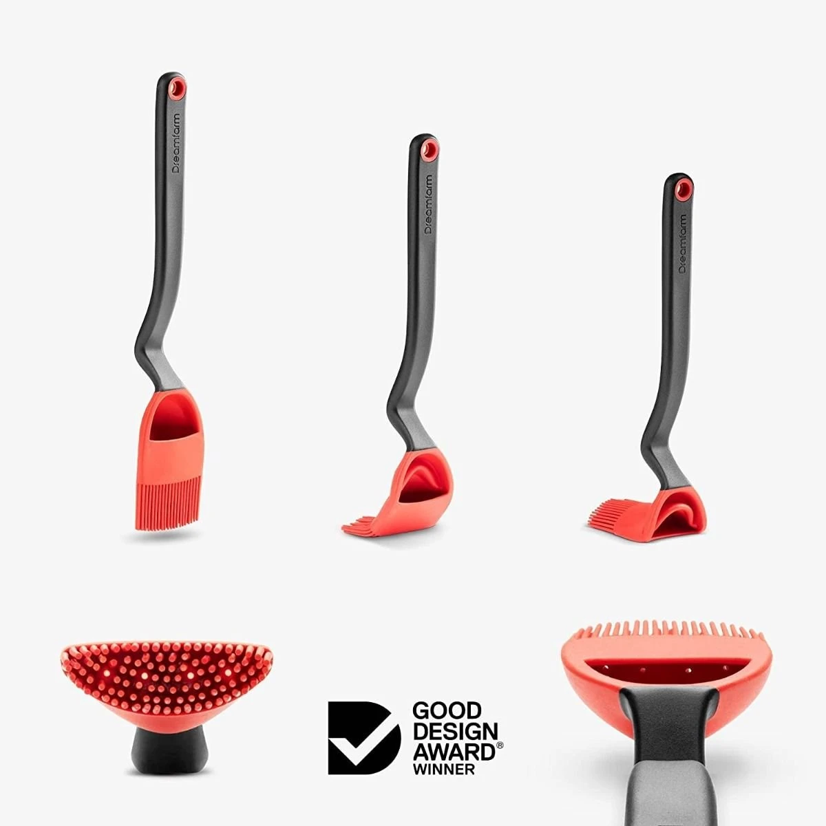 Dreamfarm Brizzle Silicone Basting Brush | Red 6 Dreamfarm Brizzle Silicone Basting Brush | Red - Image 4