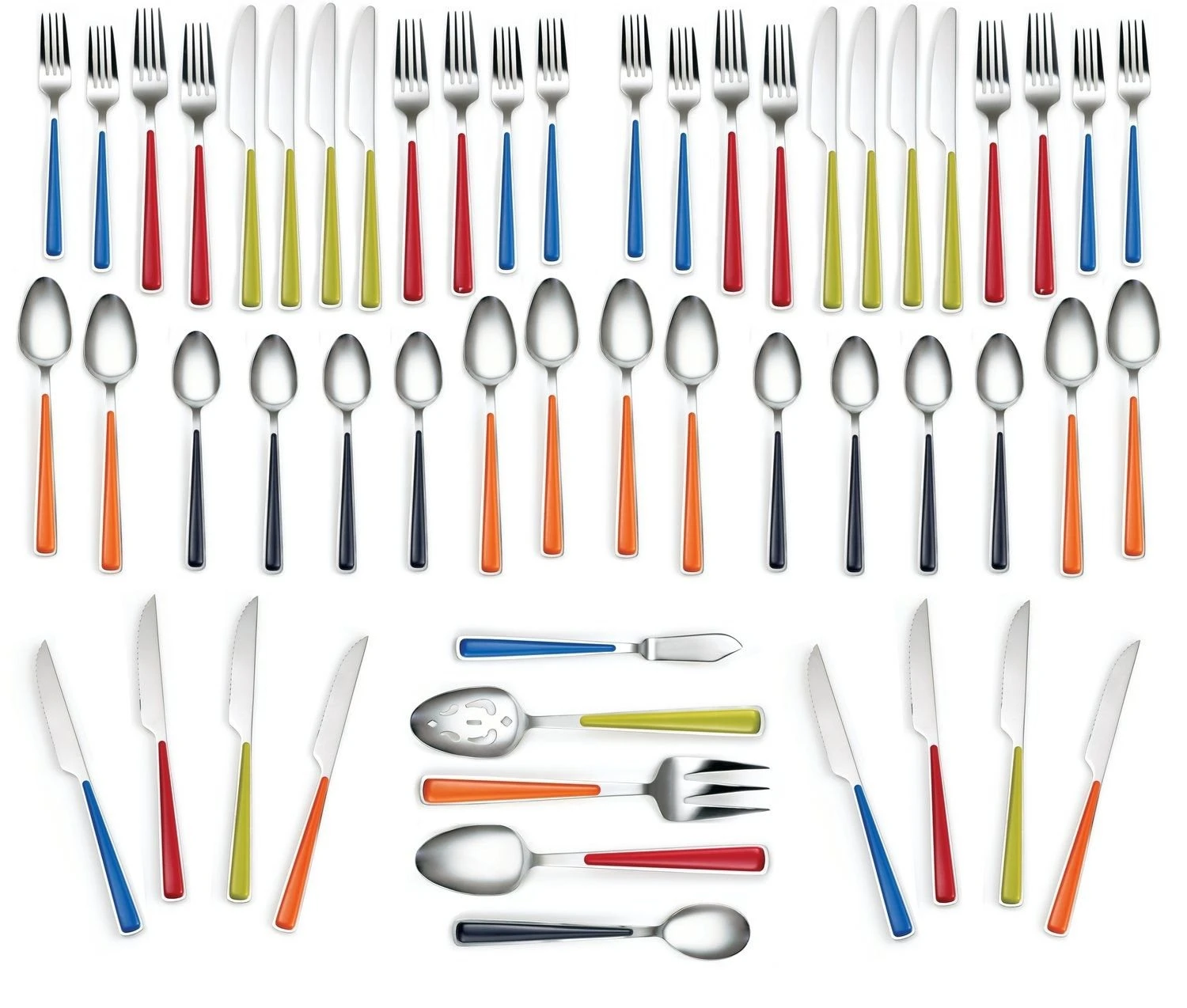 Fiesta® Flatware & Serving Set | 53 Pieces 4 Fiesta® Flatware & Serving Set | 53 Pieces - Image 2