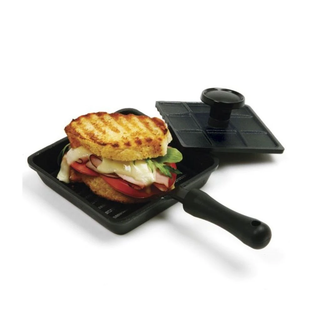 Norpro Mini Panini Pan With Press 4 Norpro Mini Panini Pan With Press - Image 2