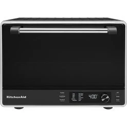 KitchenAid Dual Convection Countertop Oven With Air Fry & Temperature Probe | Black Matte