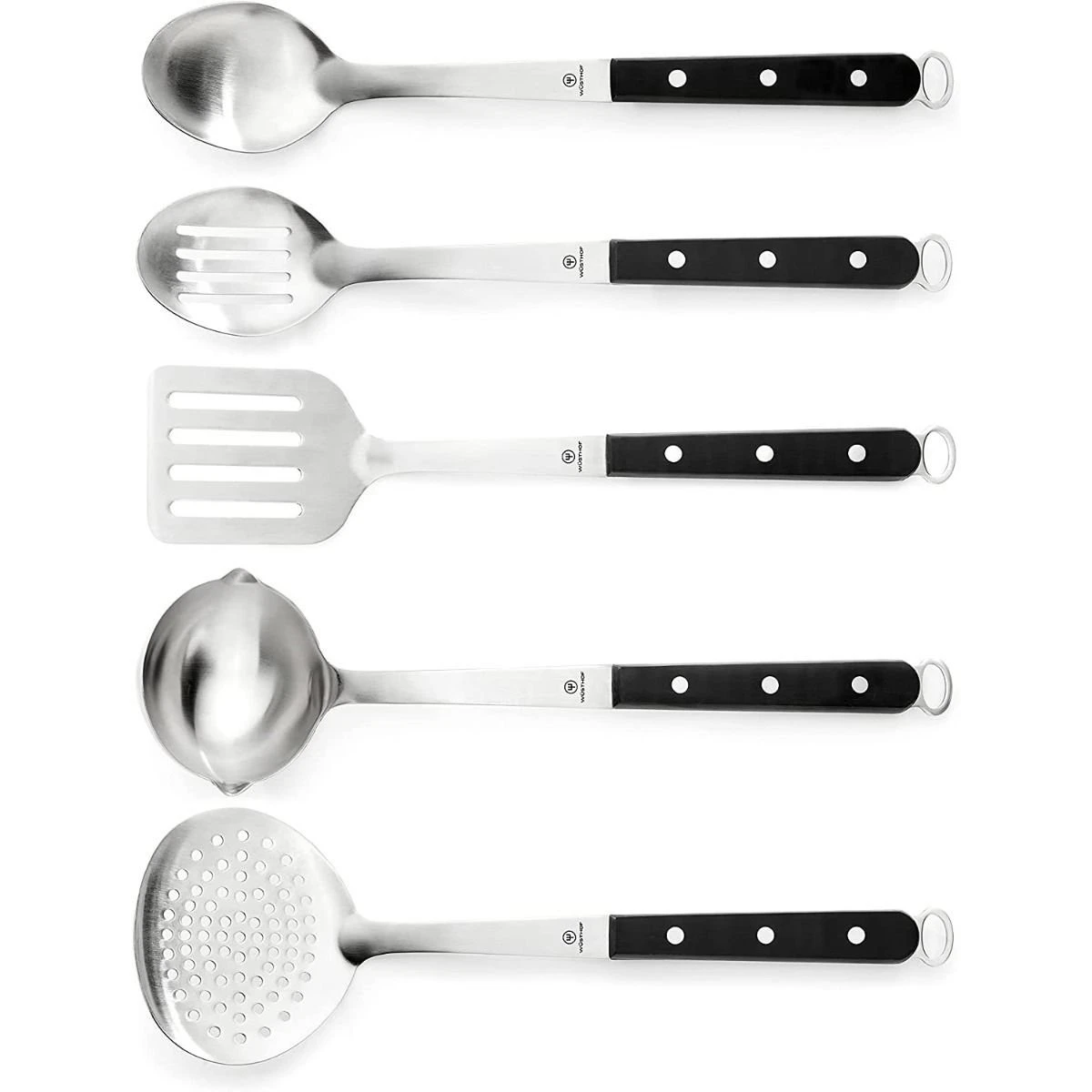 Wusthof Cutlery Wusthof 5-Piece Stainless Steel Kitchen Utensil Set 3 Wusthof Cutlery Wusthof 5-Piece Stainless Steel Kitchen Utensil Set