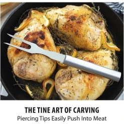 Rada Cutlery Carving Fork | Silver -Cuisinart Shop 716a jykfsl. ac sl1100 1