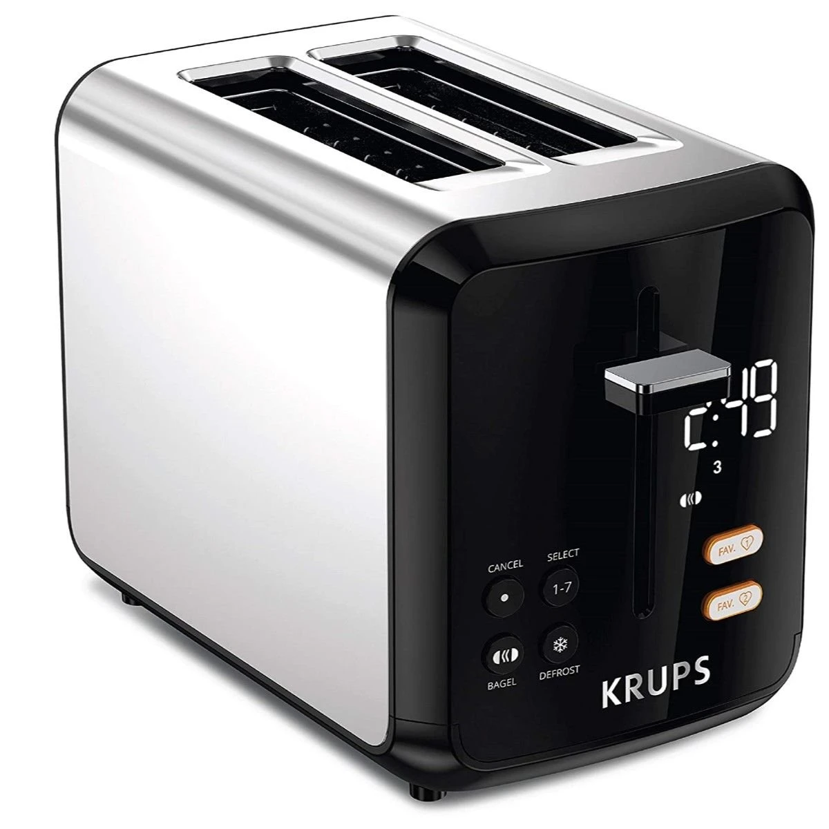 Krups 2-Slice My Memory Digital Toaster | Stainless Steel 3 Krups 2-Slice My Memory Digital Toaster | Stainless Steel