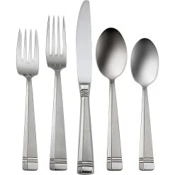 Oneida 18/0 Stainless Steel 45-Piece Flatware Set | Amsterdam