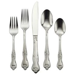 Oneida 18/0 Stainless Steel 45-Piece Flatware Set | Azalea