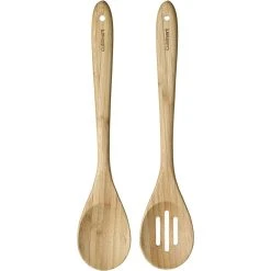 Cuisinart Bamboo Spoon Set | Slotted And Solid