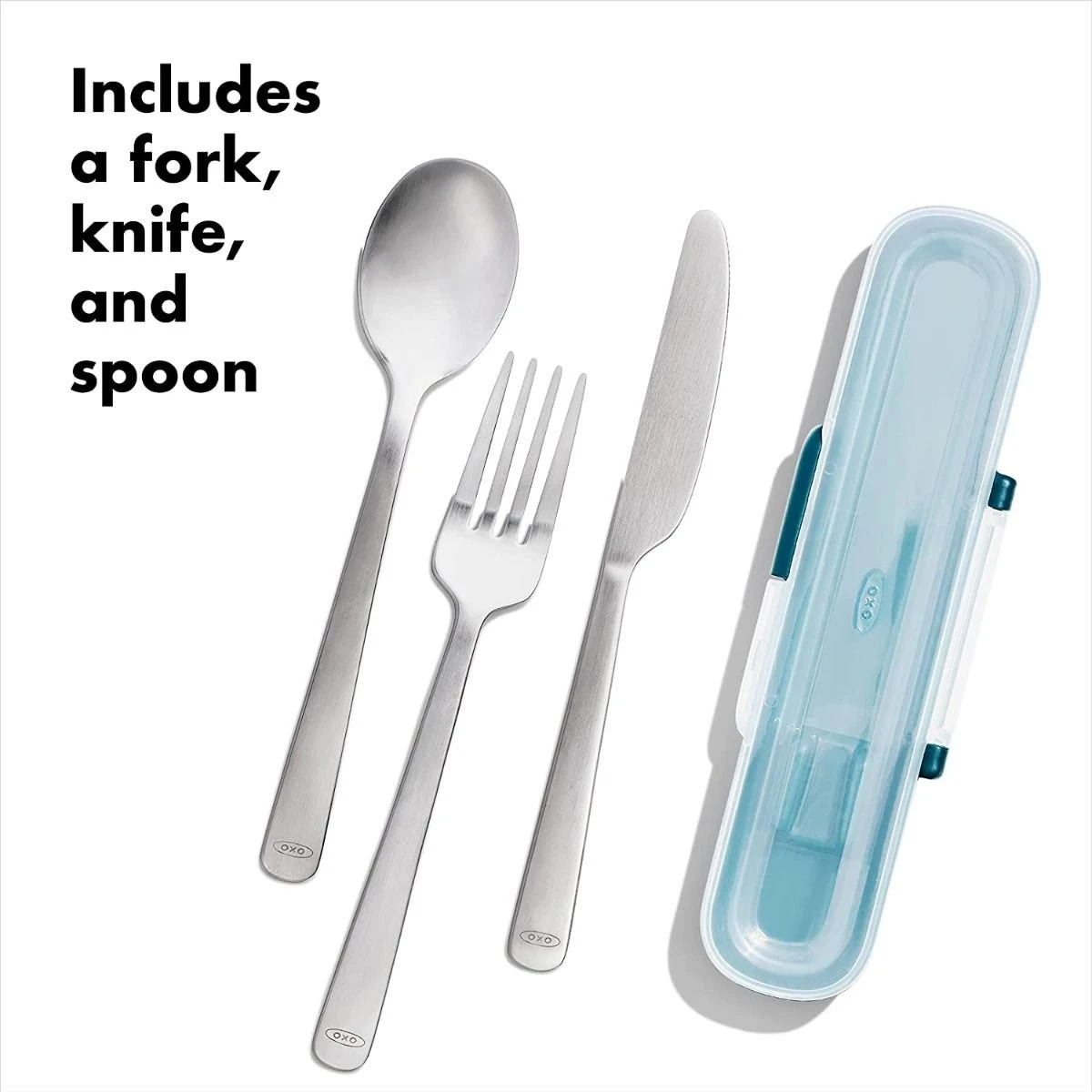 OXO Good Grips Prep & Go Stainless Steel Utensil Set With Case 5 OXO Good Grips Prep & Go Stainless Steel Utensil Set With Case - Image 3