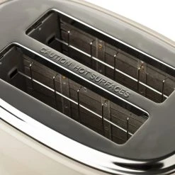 Haden Dorset 2-Slice Stainless Steel Toaster | Putty Beige -Cuisinart Shop 75003dorsettoasterdetail1