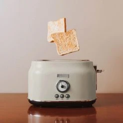 Haden Dorset 2-Slice Stainless Steel Toaster | Putty Beige -Cuisinart Shop 75003dorsettoastersm1