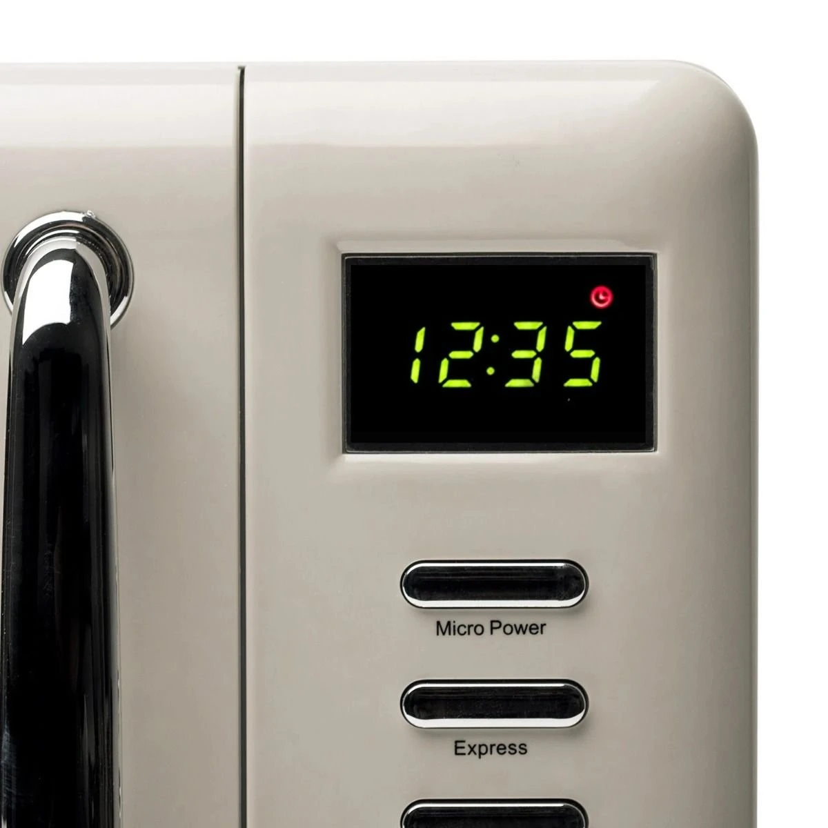 Haden Heritage Vintage Retro 0.7 Cubic Foot Microwave | Putty Beige 4 Haden Heritage Vintage Retro 0.7 Cubic Foot Microwave | Putty Beige - Image 2