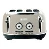 Haden Dorset 4-Slice Stainless Steel Toaster | Putty Beige -Cuisinart Shop 75039 dorset toaster front